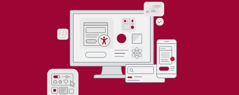 Graphics depicting digital design